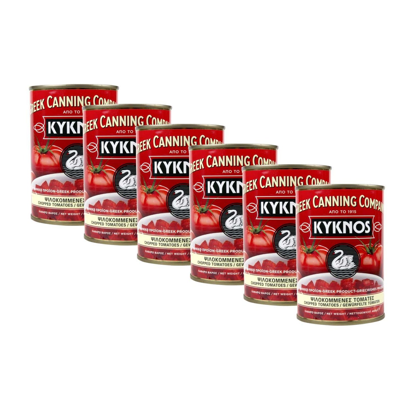 Gewürfelte Tomaten (stückig und gehackt ) im Tomatensaft - 6er Pack (6 x 400g)