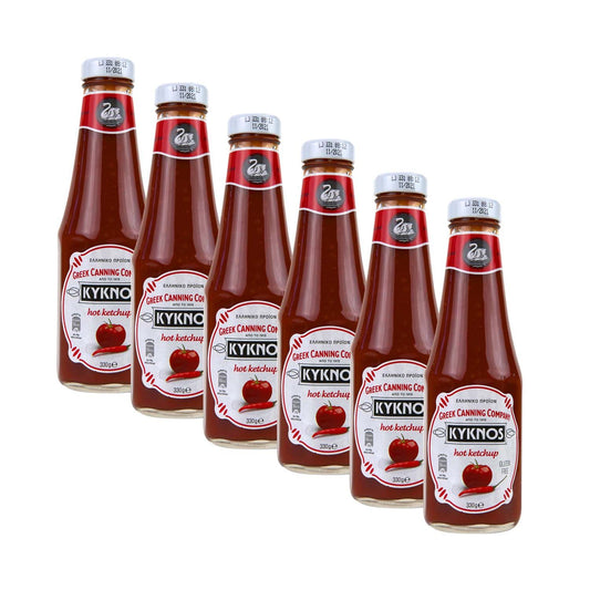 Fruchtiger Tomaten Ketchup - leicht scharf - 6er Pack - 6x 330g Flasche